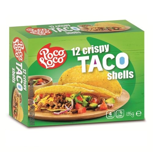 Crispy Taco kagyló-Poco Loco - Mexikói-konyha gourmet shop