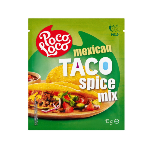 poco_loco_mexicoi_taco_fuszerkeverek_40g - Mexikói-konyha gourmet shop Poco Loco Taco fűszerkeverék 40 g | Mexikói-Konyha